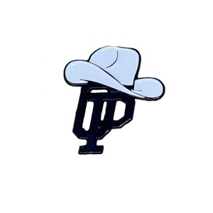 Pin de solapa de metal esmaltado personalizado al por mayor con logo de El Chapo, estilo mexicano, para sombrero de vaquero y gorra de béisbol para hombre - Product Image 3