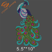 Appliques thermocollantes personnalisées en strass pour T-shirt, motifs animaux (tigre, lion, cheval, chien) – Fabrication chinoise