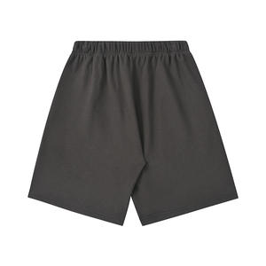 High Street Casual Breathable Woolen Double Line Reflective Letter Embroidered 100% Cotton <b>Men's</b> Spring Summer Hot <b>Shorts</b> - Product Image 3