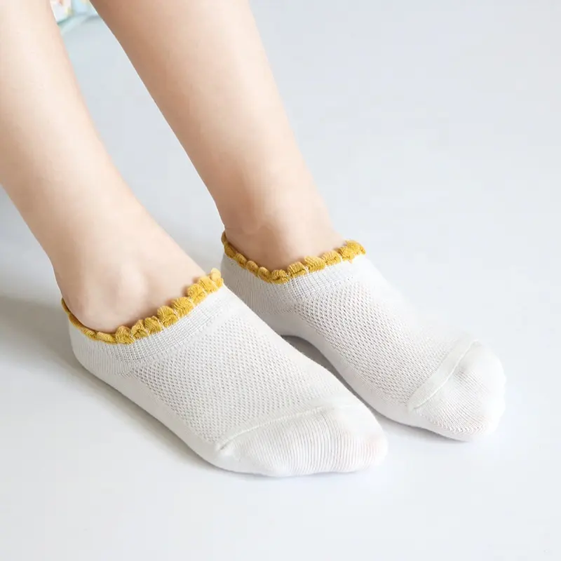 KANGYI pamuk örme ince özel kadın tasarım çorap düşük kesim