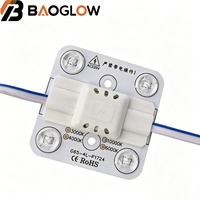 Module LED pour caisson lumineux AC 220V 65x65mm 4W Blockchain IP20 3000K 4000K 6500K 10000K avec lentille à réflexion diffuse pour enseigne publicitaire