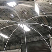 Nouvelle tente bulle transparente, dôme imperméable, pompe à air, location de fête, événement, tente bulle gonflable, fête silencieuse, dôme bulle