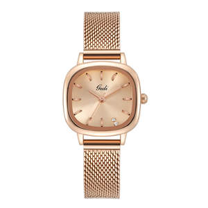 Reloj de pulsera creativo para mujer, estilo japonés minimalista, de acero inoxidable, con movimiento de cuarzo a prueba de agua. - Product Image 4