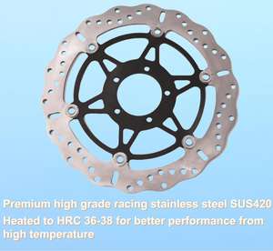 Disque de frein avant flottant à rotor de 320mm pour <span class=keywords><strong>Royal</strong></span> <span class=keywords><strong>Enfield</strong></span> Continental GT650 19-23 INT650 20-23 Interceptor 650 2019 - Product Image 2