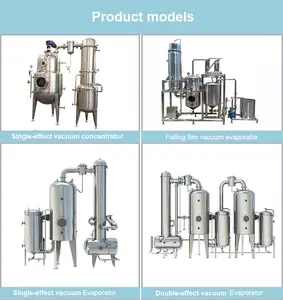 Ruiyuan Evaporator For Juice/puree/paste Evaporation Equipment Vacuum Evaporation Crystallization Equipment