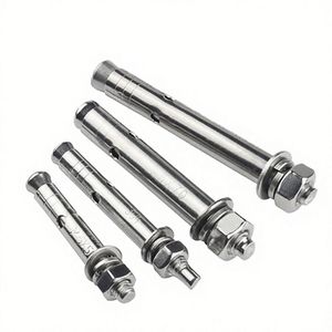 Ancre à coin en acier inoxydable 304 DIN529 A2 70 M6, vis d'expansion robuste pour béton avec écrou et rondelle - Product Image 5