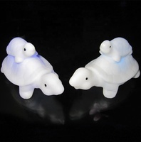 Veilleuse, lampe de nuit LED portable pour enfant et mère tortue tortue avec lampe flash changeante à 7 couleurs, veilleuse