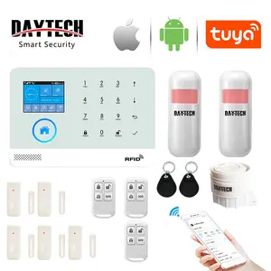 Daytech TA01WH-KIT3 Tuya App Controle Home Security Wifi Gsm Alarmsysteem Home/Fabriek/Magazijn Home Anti Inbraak Alarmsysteem