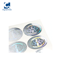 Feuille personnalisée à Laser de pièces, Double couleur pour boîtier doré, autocollant holographique en vinyle blanc imprimé