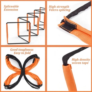 Dual-mục đích bóng đá đào tạo nhảy Thang đa chức năng nhanh nhẹn thang tốc độ đào tạo phối hợp footwork thiết bị bóng đá - Product Image 4