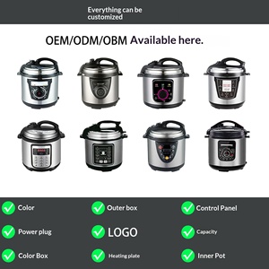 Olla a presión inteligente multifuncional de gran capacidad de 6L/8L/12L para el hogar - Product Image 5