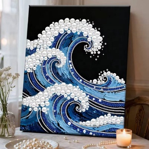 XIXI Vente Directe Usine : Peinture Murale DIY Exquise en Perles Acryliques et Diamants avec Cadre – Décoration Maison et Cadeau - Product Image 6