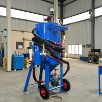 Machine de sablage à sec pour métal, compresseur d'air pour sablage, machine de sablage pour décapage de peinture, pot de sablage portable