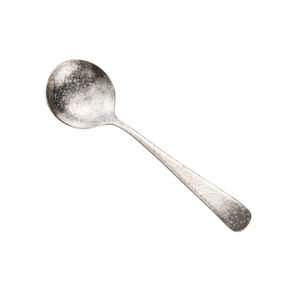 Cuillère moderne en titane pur, haute teneur en titane, antibactérienne, plaquée argent à 99,9 %, manche long, durable, résistante à la chaleur, compatible lave-vaisselle - Product Image 6