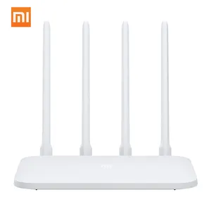 原装小米米WIFI路由器4C 64 RAM 300Mbps 2.4G 802.11 b/g/n 4天线频段无线路由器WiFi中继器APP控制