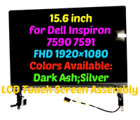 Charnière d'écran tactile LED FHD pour ordinateur portable Dell Inspiron 15 7590 7591 2-en-1 (référence P83F/P84F) – Idéale pour usage professionnel