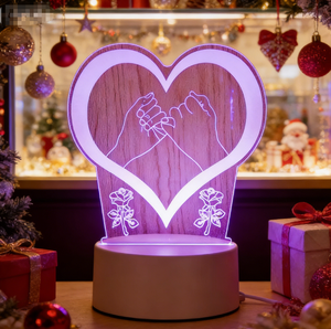 <span class=keywords><strong>Lampe</strong></span> <span class=keywords><strong>de</strong></span> <span class=keywords><strong>chevet</strong></span> LED 3D avec fonctions <span class=keywords><strong>de</strong></span> changement <span class=keywords><strong>de</strong></span> couleur et <span class=keywords><strong>de</strong></span> gradation, parfaite pour la décoration <span class=keywords><strong>de</strong></span> la chambre à coucher et les cadeaux <span class=keywords><strong>de</strong></span> vacances. - Product Image 6