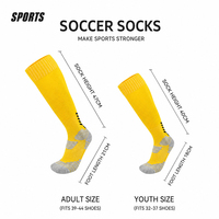 Manchons de football pré-découpés avec grip antidérapant, compatibles avec les protège-tibias, pour hommes et enfants