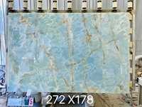 Dalles de marbre onyx bleu jade en gros pour la rénovation moderne des comptoirs de villas, des salles de bain, des cuisines et des salons