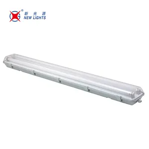 CE ROHS EU Market 1x9W 2x18W Abs+PC ABS+PS High Quality IP65 Waterproof Tri-Proof Lamp With two Led Tube