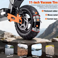 Trottinette électrique pliable avec freins à disque hydrauliques, batterie au lithium étanche et amovible, vitesse maximale de 40 km/h, autonomie quotidienne de 120 km