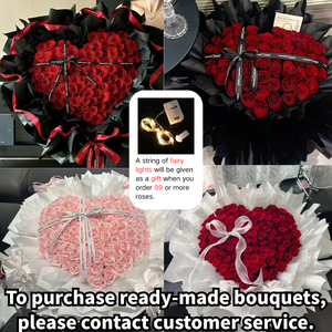 Hoa hồng giả chất lượng cao, sống động như thật, 55cm, bán buôn, dùng trang trí nhà cửa, đám cưới, lễ hội - Product Image 6