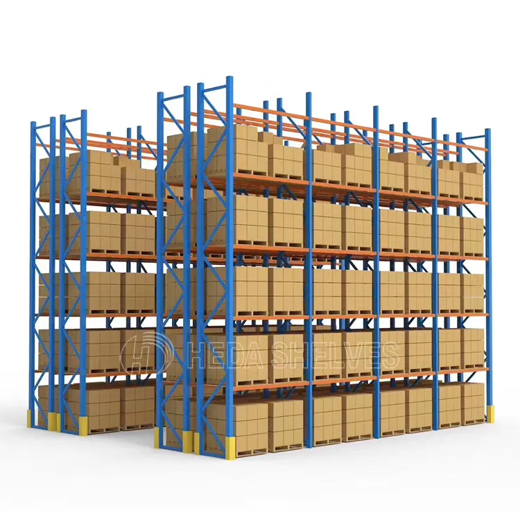 Heda Industrial steel pallet rack Warehouse selective pallet racking Heavy Duty storage shelves