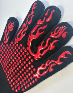 Fire-Retardant Food-Grade Silicone <b>Gloves</b> Heat-Resistant Anti-Chemical Grilling Oven <b>Gloves</b> Safety Work <b>Gloves</b> Abrasion - Product Image 2