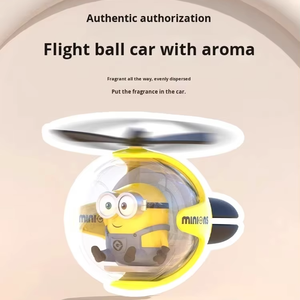 Ambientador de <span class=keywords><strong>Coche</strong></span> de Lujo con Diseño de Dibujos Animados, Clip de Ventilación de Fragancia de Plástico Sólido, Gel Ambientador con Diseño de Minions, Hello Kitty y Teddy - Product Image 6