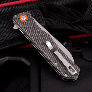 مصنع OEM الصغيرة البسيطة Micarta سكين للطي جيب المحمولة في الهواء الطلق التخييم الذاتي الدفاع الفاكهة سكين التقشير - Product Image 5