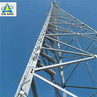 Menara Telekomunikasi Baja Sudut Tiga Kaki 20m 25m 30m 35m 45m 50m 55m 60m