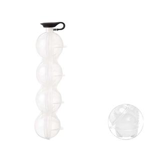 A3046bolas de hielo de whisky, modelo DIY, máquina de hielo de silicona, bandeja de hielo, molde redondo de plástico para Hockey, <span class=keywords><strong>Macallan</strong></span>, barra ecológica de cuatro agujeros - Product Image 1