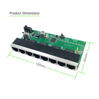 RPOE 스위치 10/100/1000M 기가비트 리버스 POE 이더넷 스위치 8 포트 기가비트 48V 이더넷 섬유 스위치 poe CCTV