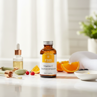 Sérum éclaircissant à la vitamine C avec acide férulique, bioflavonoïdes et acide hyaluronique pour l'hydratation et un teint uniforme