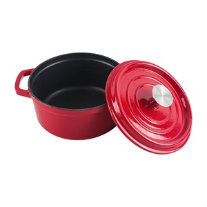 <span class=keywords><strong>Casserole</strong></span> compatible avec plusieurs poêles pour four hollandais en fonte émaillée en métal de <span class=keywords><strong>5L</strong></span> pour soupe - Product Image 2