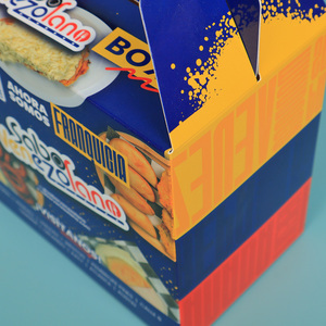 Boîte en carton pliable biodégradable avec logo personnalisé, emballage <span class=keywords><strong>jetable</strong></span> en gros pour gâteaux, biscuits, cookies, beignets - Product Image 5