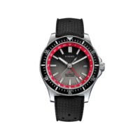 OEM 500 mètres montre de plongée pour hommes en acier inoxydable bracelet en silicone NH34 mécanique GMT mouvement cadran affichage pointeur 22mm bande