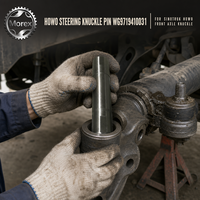 Pièces de rechange pour camions Sinotruk HOWO : Axe de direction WG9719410031, axe central, essieu avant - Vente en gros directe usine Chine
