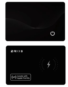 AirTag: La Mejor Alternativa, Dispositivo GPS Ultrafino Tipo Tarjeta, Plástico, Antipérdida, Carga Inalámbrica QI, Compatible con IOS, Ideal para Carteras - Product Image 1