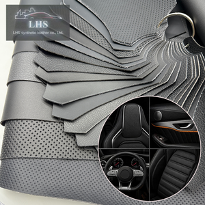 Material de Asiento Transpirable y Ventilado de Cuero de Microfibra, Antideslizante y Resistente a los Arañazos, para Fundas de Asientos de Coche, Paneles de Puerta y Tapicería - Product Image 2
