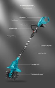 Désherbeur Électrique Portatif Léger (2,7 kg) à Moteur PLC, Alimenté au Lithium, Outil de Jardinage Facile à Utiliser, Garantie 3 Mois - Product Image 2