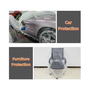 55CM * 20M pré-enregistré peinture Protection contre la poussière <span class=keywords><strong>Film</strong></span> rouleau couvrant <span class=keywords><strong>Film</strong></span> de masquage en plastique pour peinture maison - Product Image 2