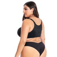 Soutien-Gorge en Dentelle Grande Taille Doux Sans Armature à Ouverture Devant en Polyamide pour Femmes, Grande Taille et Poitrine Généreuse, Vente en Gros
