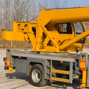 מנוף משאית עם שלדת דונגפנג, זרוע הרמה טלסקופית הידראולית 8 טון 12 טון, עם חלק עליון - Product Image 3