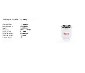 Toptan özelleştirilebilir dizel motor YM129150-35151 129150-35151 LF3996 LF3537 Fleetguand için yağ filtresi ekskavatör yedek parçaları - Product Image 6