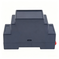 Contenitore per guida DIN 88*59*37mm, Scatola di controllo PLC industriale, Contenitore in plastica per guida DIN, Scatola di giunzione fai-da-te in ABS, Contenitore elettronico