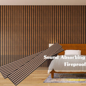 Paneles de Pared de Madera Más Populares, Diseño Insonorizante, Paneles Acústicos para Decoración de Paredes de Dormitorio, Envío de Paneles Acústicos - Product Image 5