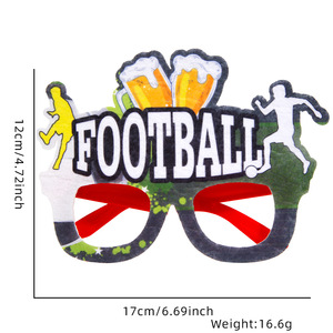 Promotion Lunettes de supporter de football <span class=keywords><strong>à</strong></span> nouveau design 2026 pour matchs USA-Canada-Mexique, accessoire de soutien et décoration sur le thème du football - Product Image 3