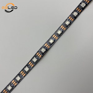 IP20/IP65/IP67プログラマブルネオピクセル内蔵スマート5vホワイトブラックPcb Ws2812b Sk6812 5050 60ピクセルLed Rgb Ledストリップ - Product Image 6