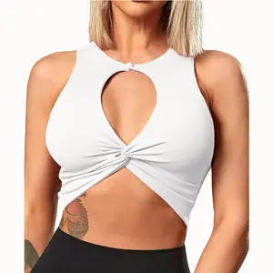 Breathable new style hollow top for women's sports back women sexy yoga bra